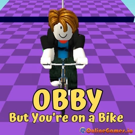 Obby But You're On A Bike